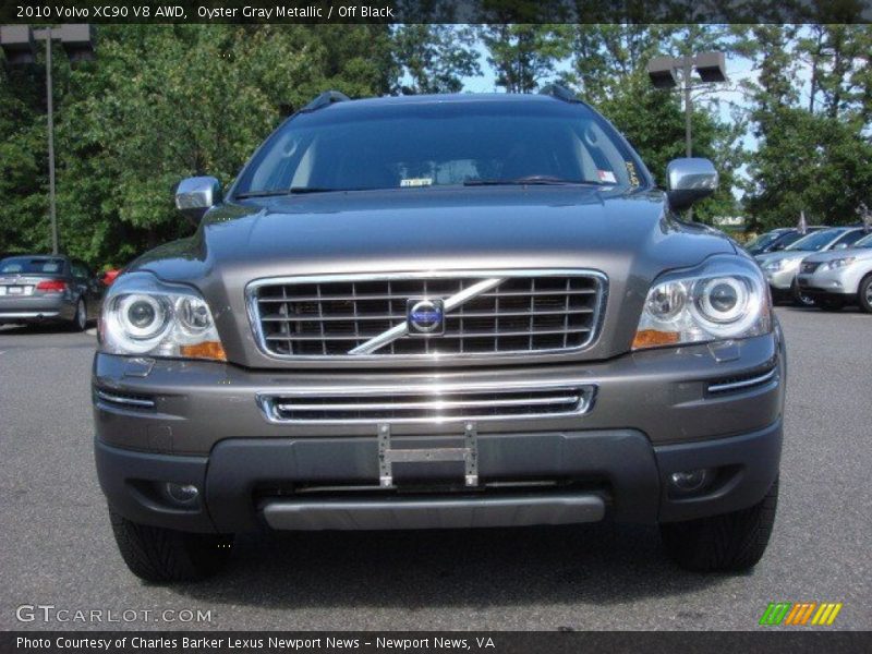 Oyster Gray Metallic / Off Black 2010 Volvo XC90 V8 AWD