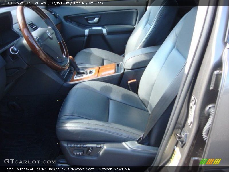 Oyster Gray Metallic / Off Black 2010 Volvo XC90 V8 AWD