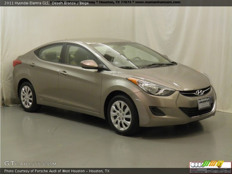 Desert Bronze / Beige 2011 Hyundai Elantra GLS