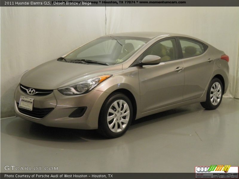 Desert Bronze / Beige 2011 Hyundai Elantra GLS