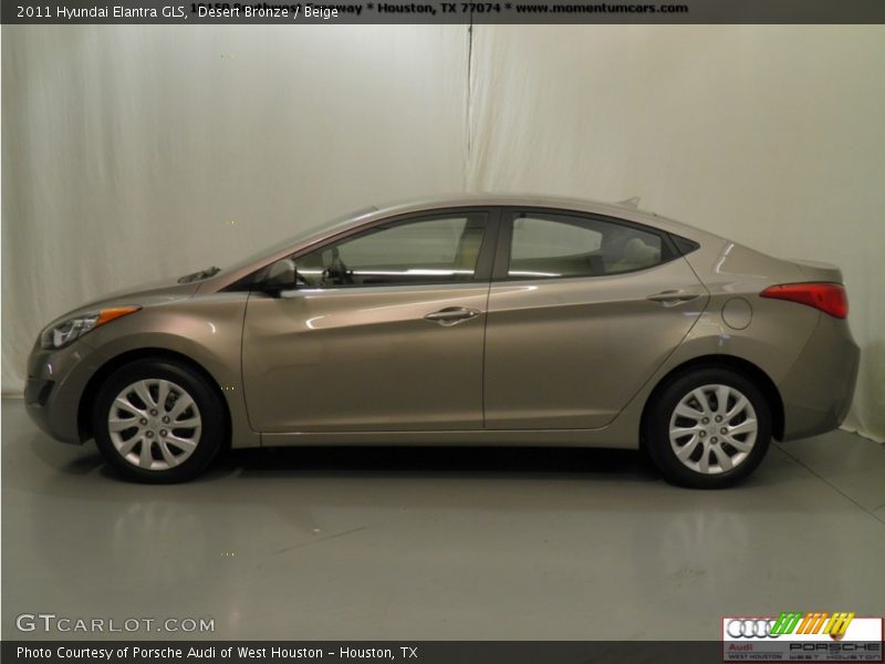 Desert Bronze / Beige 2011 Hyundai Elantra GLS