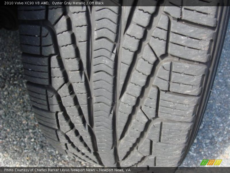 Oyster Gray Metallic / Off Black 2010 Volvo XC90 V8 AWD
