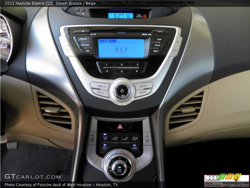 Desert Bronze / Beige 2011 Hyundai Elantra GLS