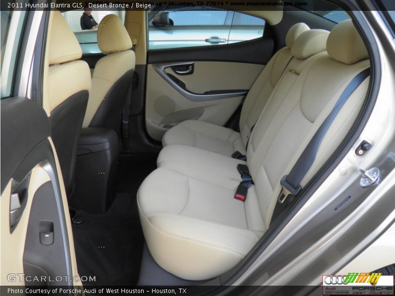 Desert Bronze / Beige 2011 Hyundai Elantra GLS