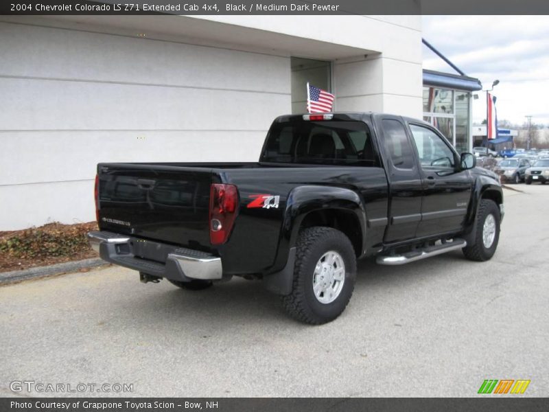 Black / Medium Dark Pewter 2004 Chevrolet Colorado LS Z71 Extended Cab 4x4