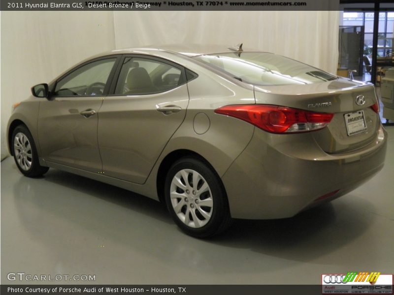 Desert Bronze / Beige 2011 Hyundai Elantra GLS