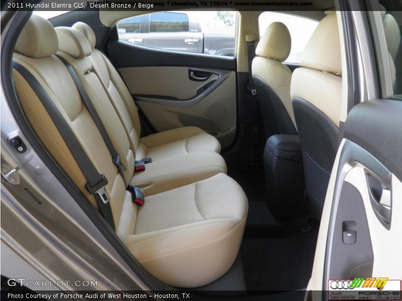 Desert Bronze / Beige 2011 Hyundai Elantra GLS