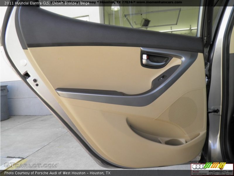 Desert Bronze / Beige 2011 Hyundai Elantra GLS