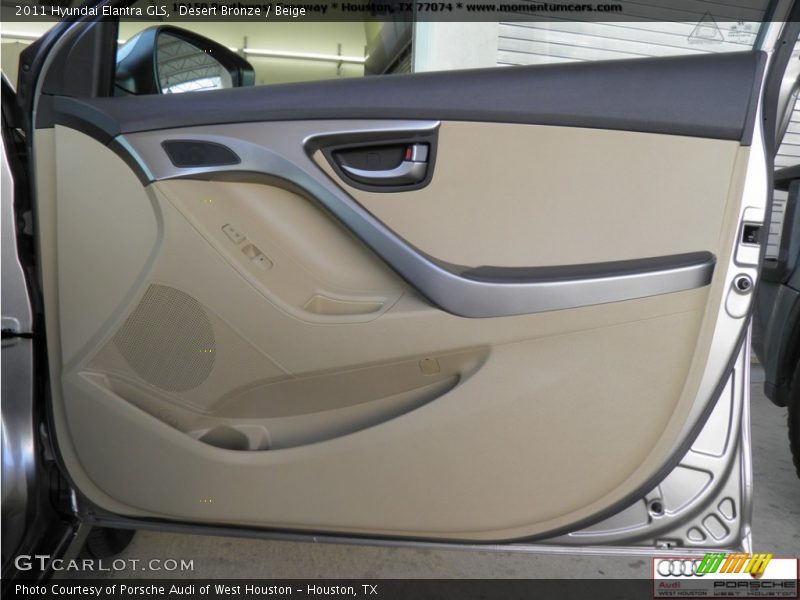 Desert Bronze / Beige 2011 Hyundai Elantra GLS