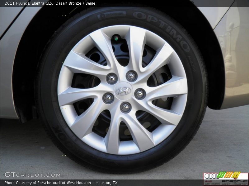 Desert Bronze / Beige 2011 Hyundai Elantra GLS