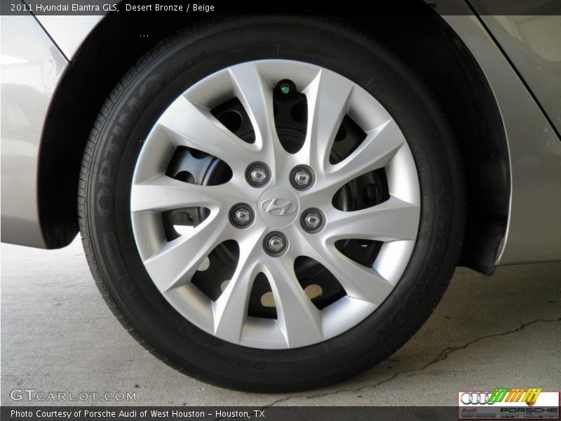 Desert Bronze / Beige 2011 Hyundai Elantra GLS
