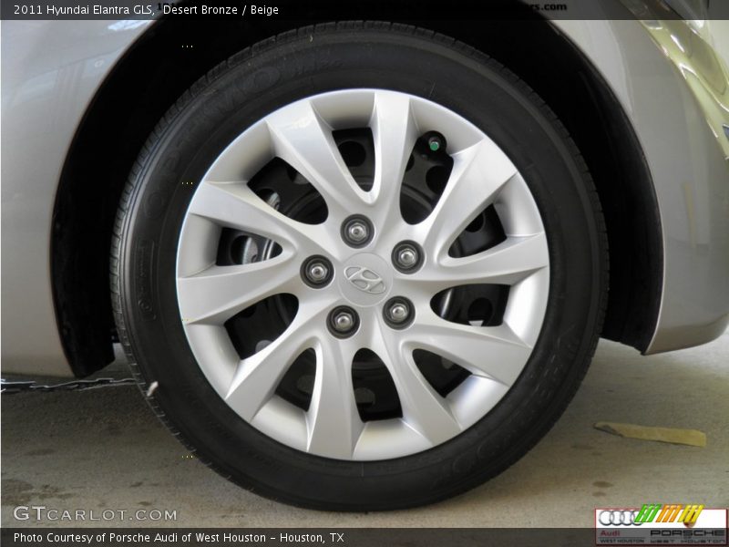 Desert Bronze / Beige 2011 Hyundai Elantra GLS