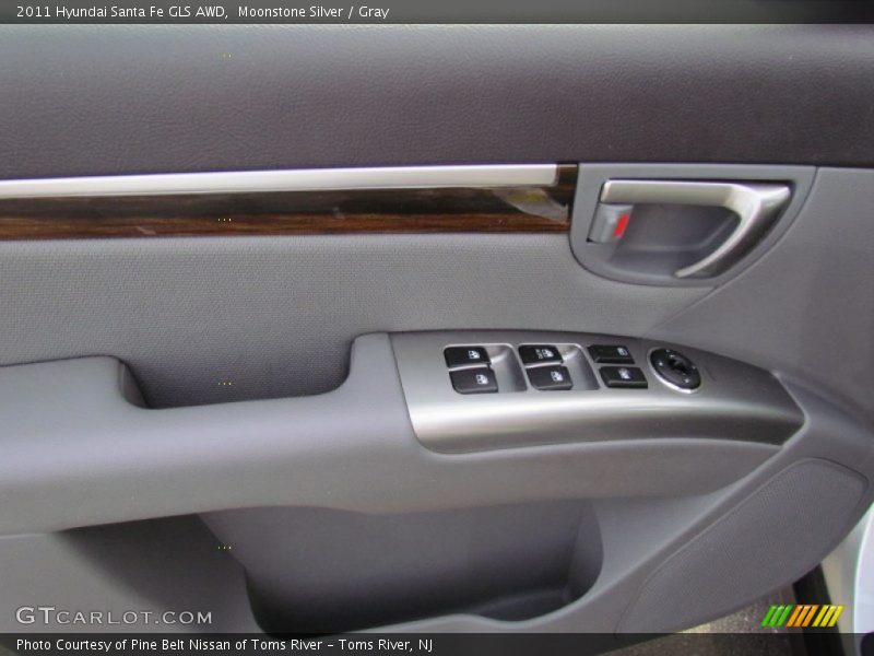 Moonstone Silver / Gray 2011 Hyundai Santa Fe GLS AWD