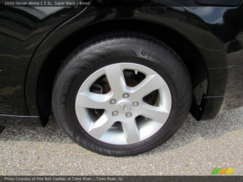 Super Black / Blond 2009 Nissan Altima 2.5 SL