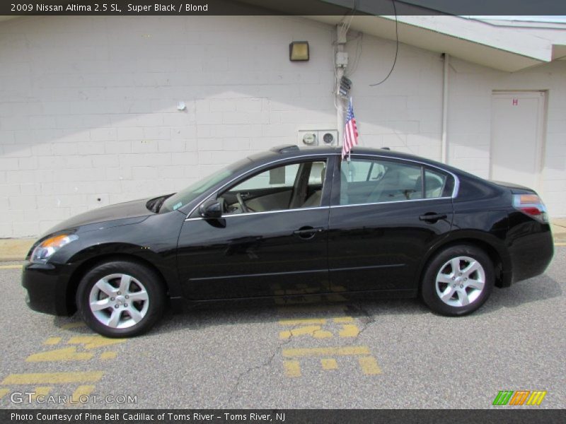 Super Black / Blond 2009 Nissan Altima 2.5 SL