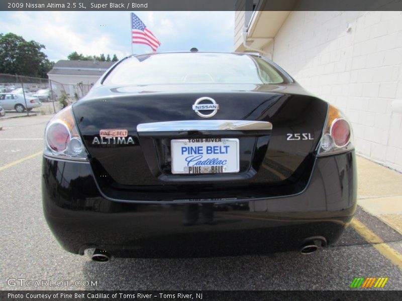 Super Black / Blond 2009 Nissan Altima 2.5 SL