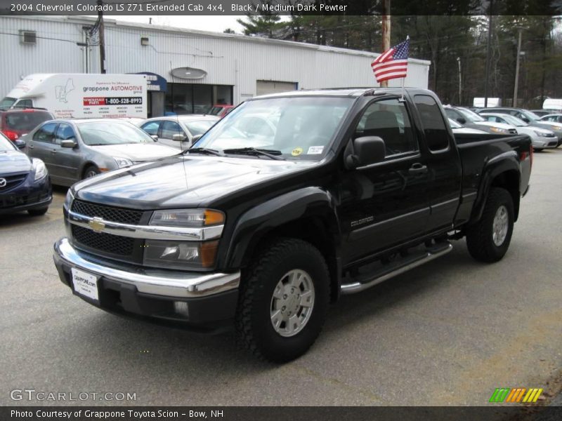 Black / Medium Dark Pewter 2004 Chevrolet Colorado LS Z71 Extended Cab 4x4