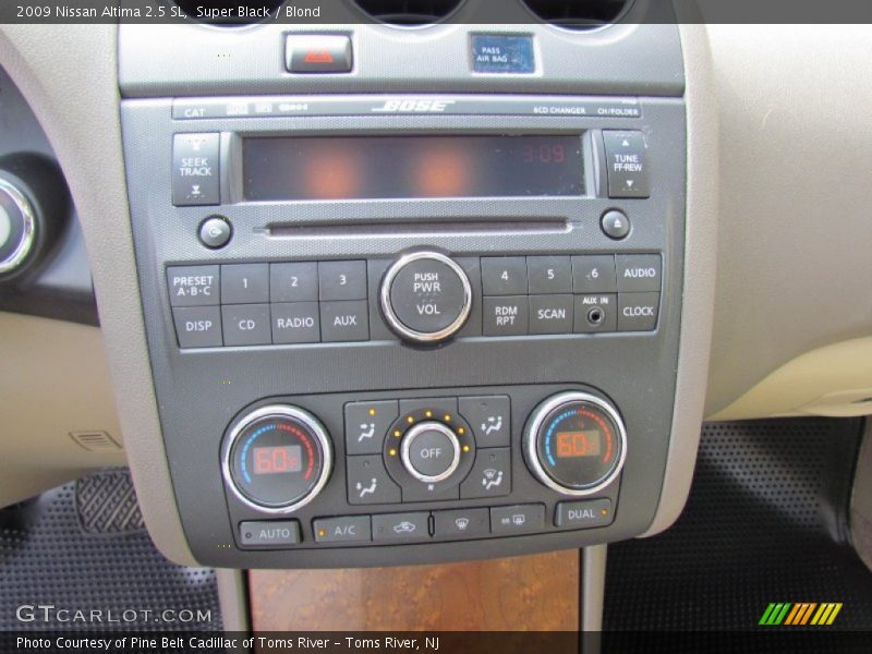 Super Black / Blond 2009 Nissan Altima 2.5 SL