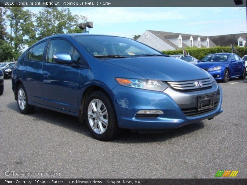 Atomic Blue Metallic / Gray 2010 Honda Insight Hybrid EX