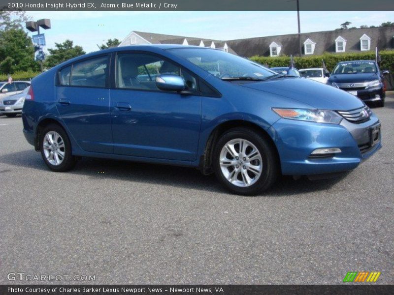 Atomic Blue Metallic / Gray 2010 Honda Insight Hybrid EX