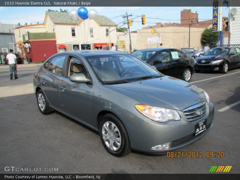 Natural Khaki / Beige 2010 Hyundai Elantra GLS