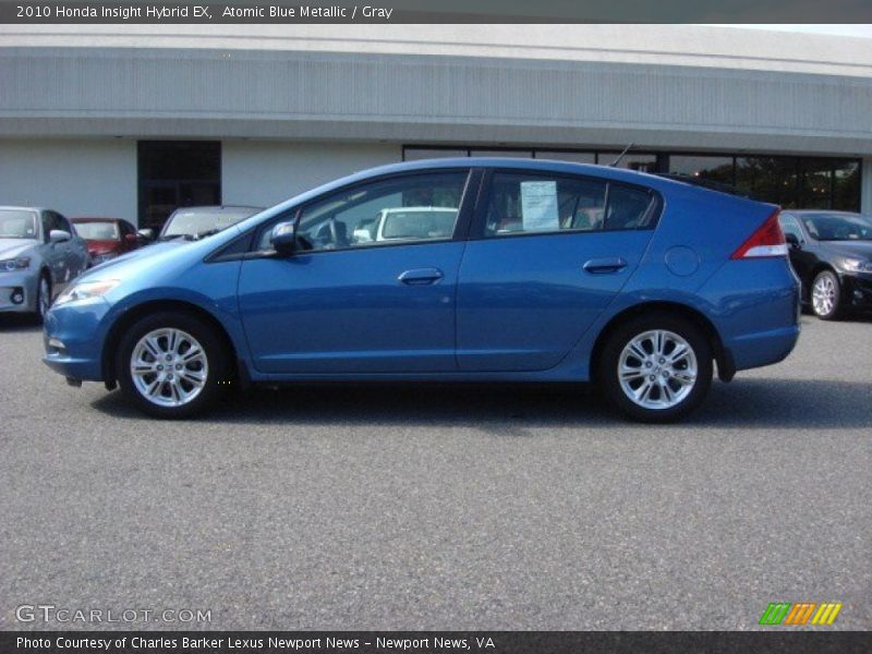 Atomic Blue Metallic / Gray 2010 Honda Insight Hybrid EX