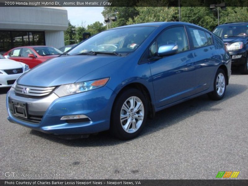 Atomic Blue Metallic / Gray 2010 Honda Insight Hybrid EX