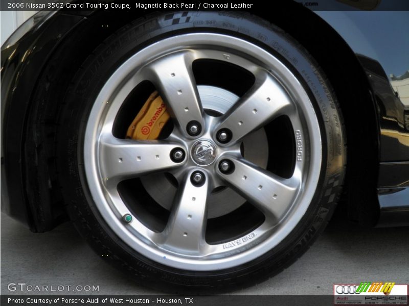 Magnetic Black Pearl / Charcoal Leather 2006 Nissan 350Z Grand Touring Coupe