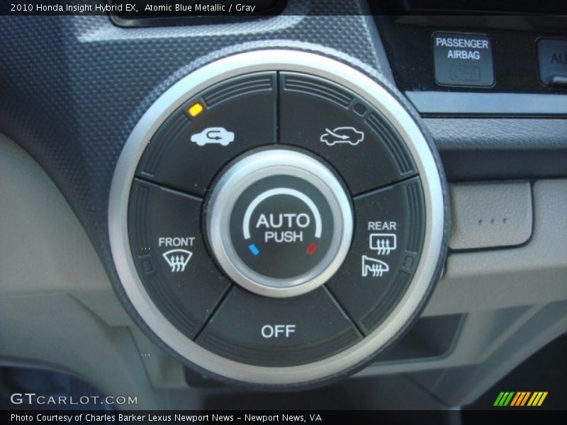 Atomic Blue Metallic / Gray 2010 Honda Insight Hybrid EX