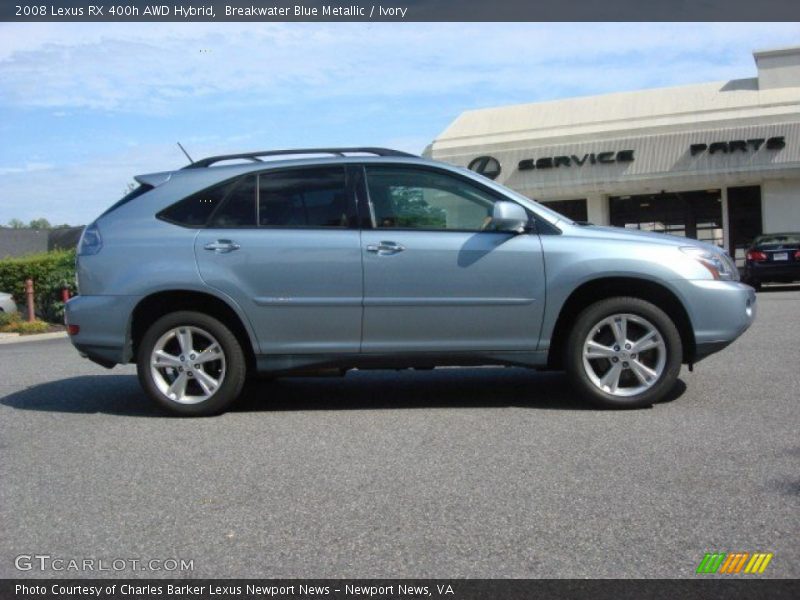 Breakwater Blue Metallic / Ivory 2008 Lexus RX 400h AWD Hybrid