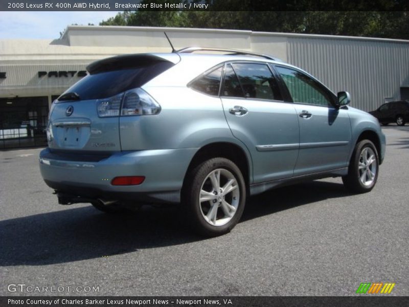 Breakwater Blue Metallic / Ivory 2008 Lexus RX 400h AWD Hybrid