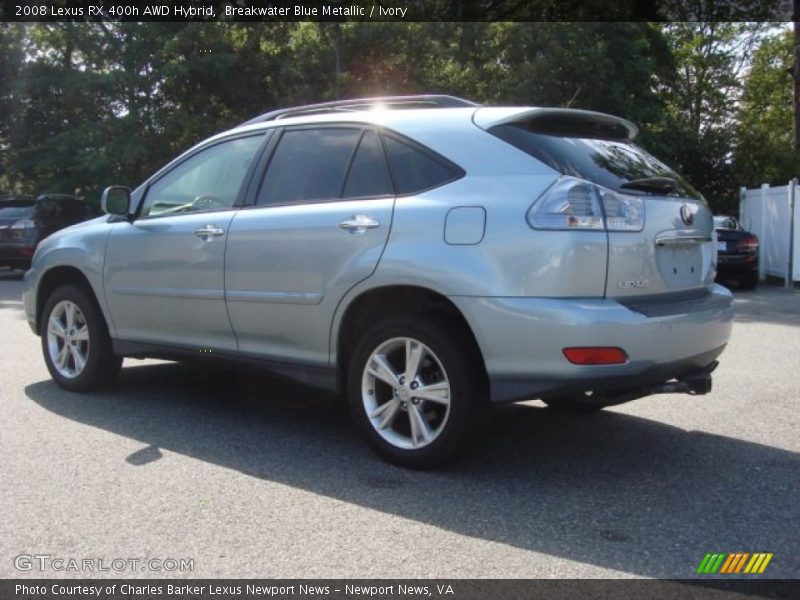 Breakwater Blue Metallic / Ivory 2008 Lexus RX 400h AWD Hybrid