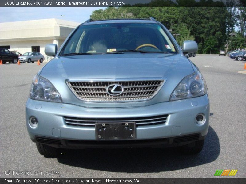 Breakwater Blue Metallic / Ivory 2008 Lexus RX 400h AWD Hybrid