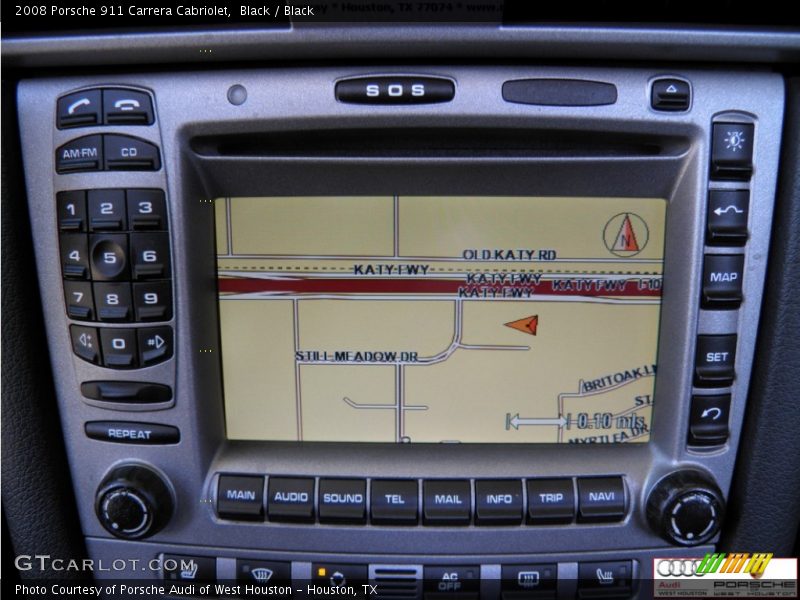 Black / Black 2008 Porsche 911 Carrera Cabriolet