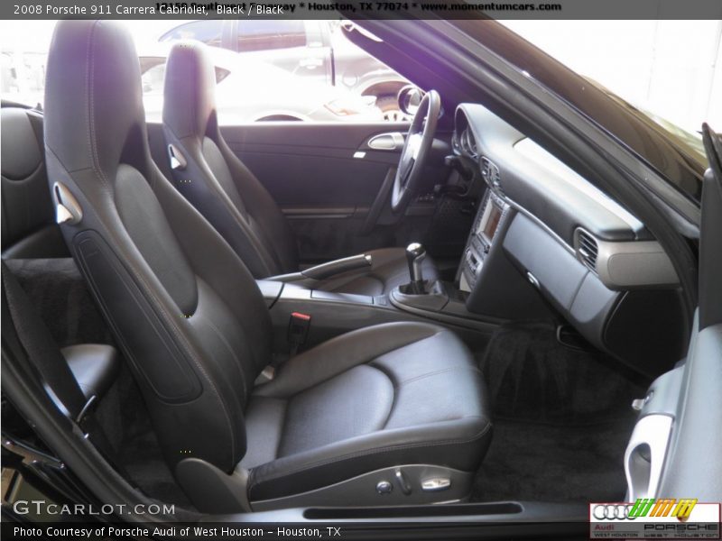 Black / Black 2008 Porsche 911 Carrera Cabriolet