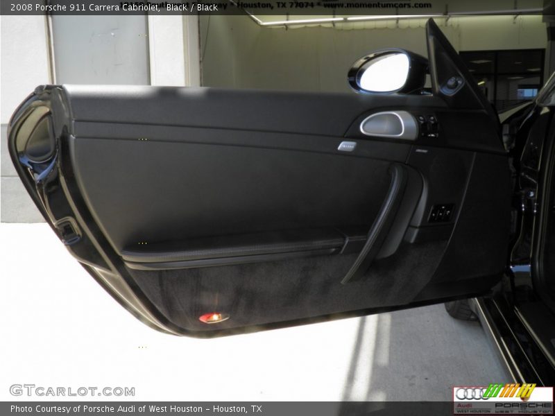 Black / Black 2008 Porsche 911 Carrera Cabriolet