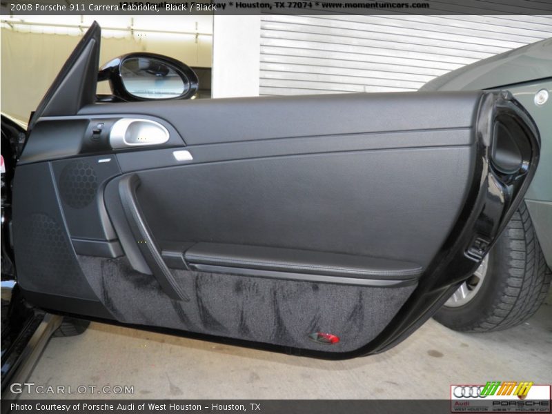Black / Black 2008 Porsche 911 Carrera Cabriolet