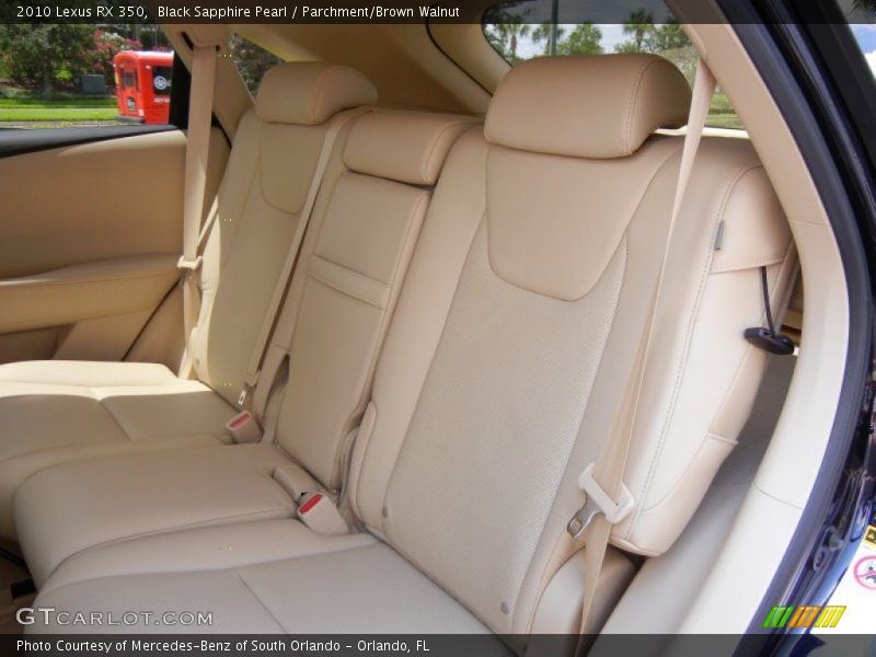 Black Sapphire Pearl / Parchment/Brown Walnut 2010 Lexus RX 350