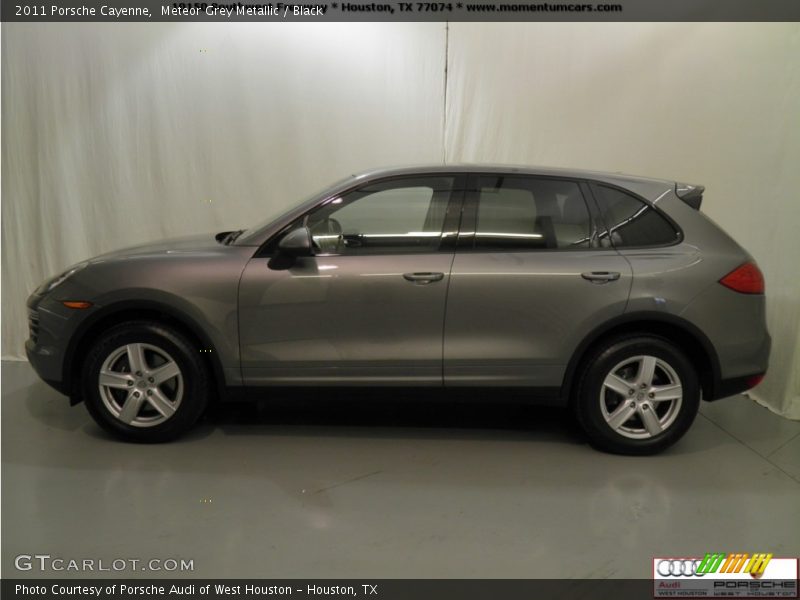 Meteor Grey Metallic / Black 2011 Porsche Cayenne
