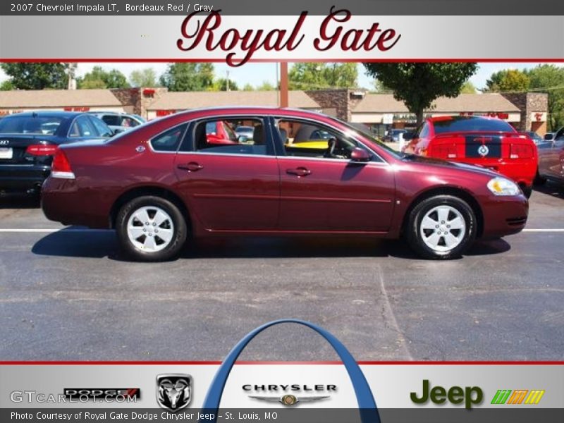 Bordeaux Red / Gray 2007 Chevrolet Impala LT