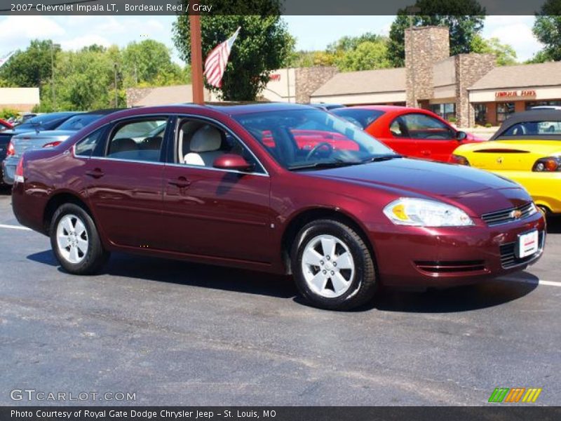 Bordeaux Red / Gray 2007 Chevrolet Impala LT