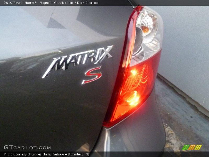 Magnetic Gray Metallic / Dark Charcoal 2010 Toyota Matrix S