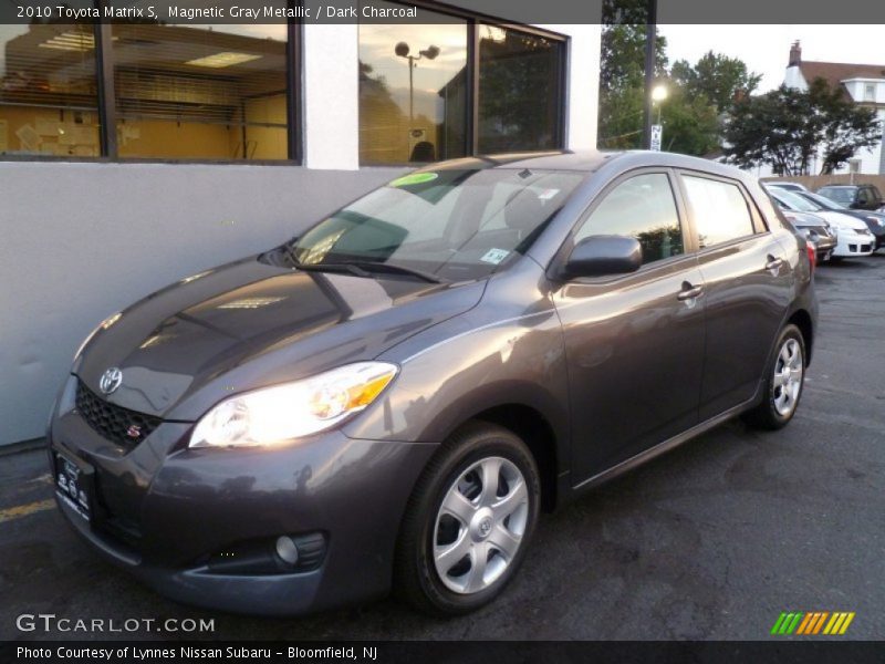 Magnetic Gray Metallic / Dark Charcoal 2010 Toyota Matrix S
