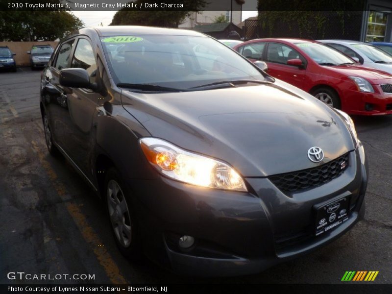 Magnetic Gray Metallic / Dark Charcoal 2010 Toyota Matrix S