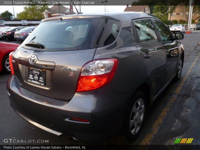 Magnetic Gray Metallic / Dark Charcoal 2010 Toyota Matrix S