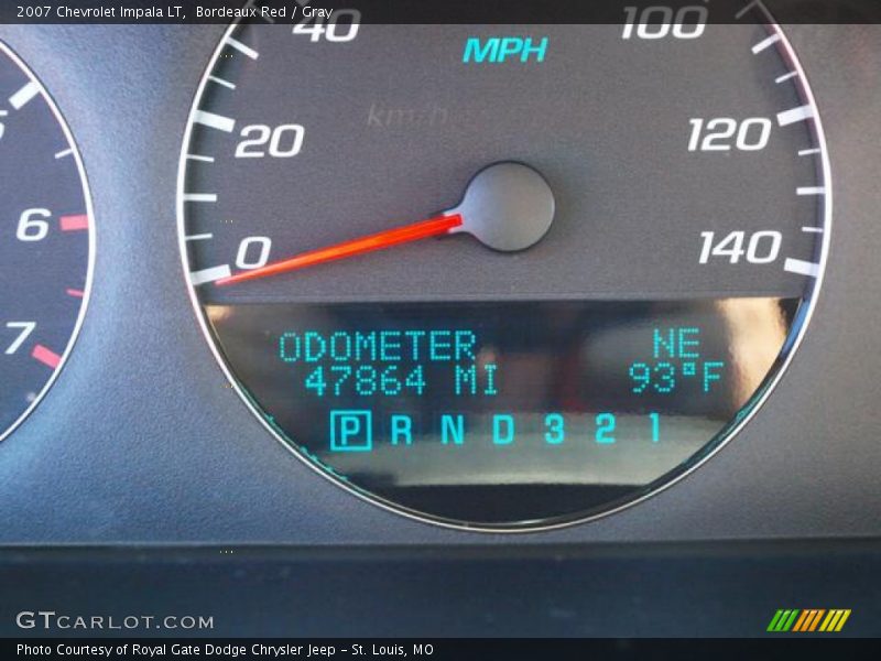 Bordeaux Red / Gray 2007 Chevrolet Impala LT
