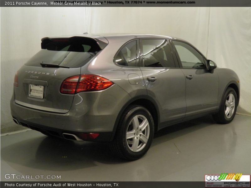 Meteor Grey Metallic / Black 2011 Porsche Cayenne