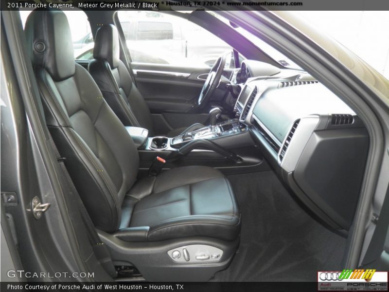 Meteor Grey Metallic / Black 2011 Porsche Cayenne