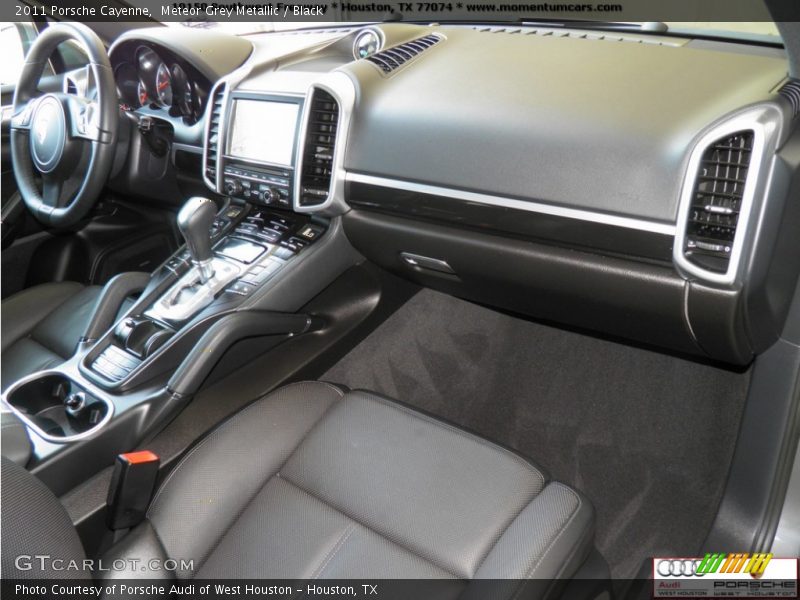 Meteor Grey Metallic / Black 2011 Porsche Cayenne