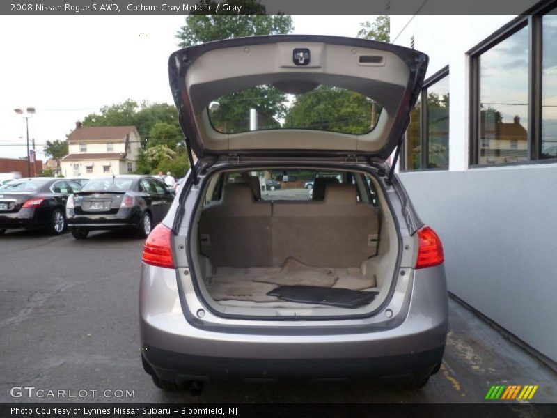 Gotham Gray Metallic / Gray 2008 Nissan Rogue S AWD
